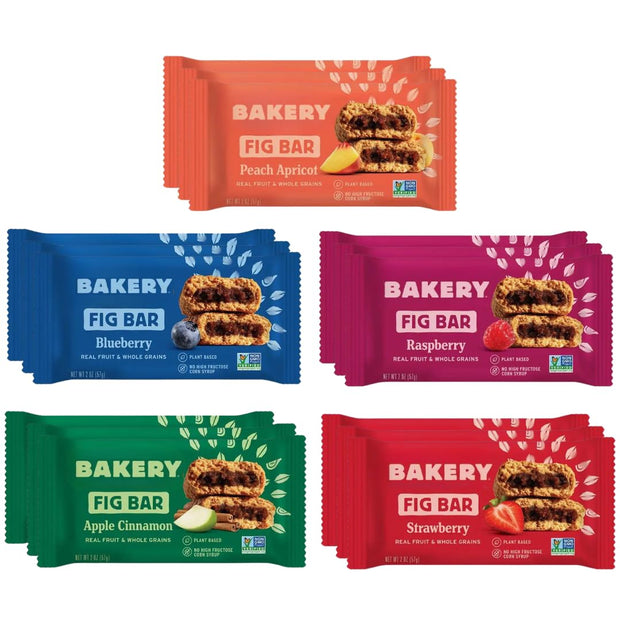 Whole Wheat Bakery Fig Bars Variety (36 Pack, Variety)