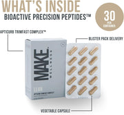 Lean Peptide Supplement | Supports Metabolic Function & Muscle Maintenance | Science-Backed Bioactive Peptides | 60 Capsules | Clean, Non-GMO Formula