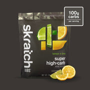 Skratch Labs Super High-Carb Hydration Powder | Carbohydrate Powder with Cluster Dextrin and Electrolytes | Endurance Energy Drink | Lemon - Lime (840 Grams) | Non-GMO, Gluten Free, Vegan, Kosher