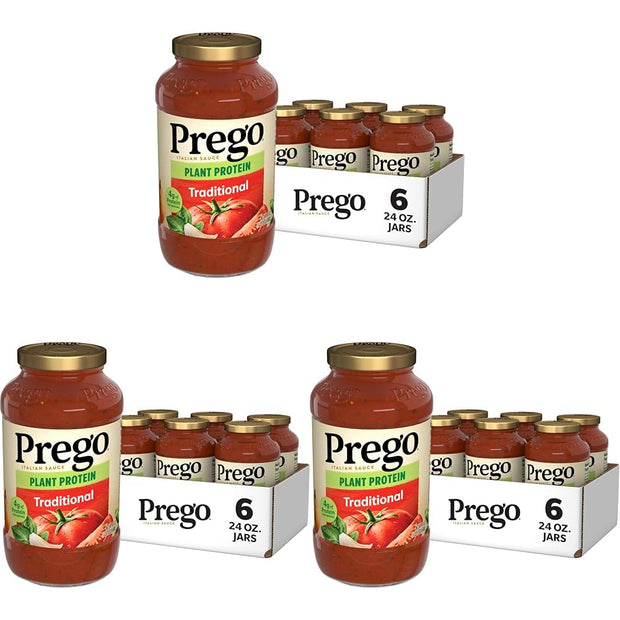Prego Pasta Sauce, Italian Tomato Sauce with Roasted Garlic & Herbs, 24 Ounce Jar