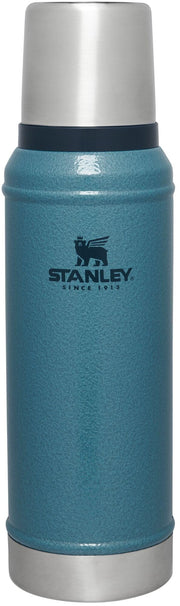 Stanley Classic Legendary Vacuum Bottle 2.0 qt | Wide Mouth with Leakproof Cup Lid | Keep Drinks Hot or Cold | Packable for Travel | Insulated Stainless Steel Thermos | BPA-Free | Hammertone Green