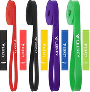 LEEKEY Resistance Bands Set for Pull-Up Assistance & Full-Body Training, Multi-Level Exercise Bands with Bag for Home Workouts, Physical Therapy, Strength Training (Men/Women)