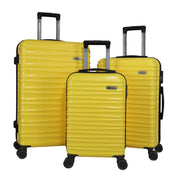 Luggage Set 3 Pieces (20/24/28) -Suitcase Set - Carry on Luggage with Wheels - Check-in Luggage - PC + ABS Durable Suitcase Rotating Silent Wheels Hardside Luggage with Spinner Wheels,3pcs (Pink)