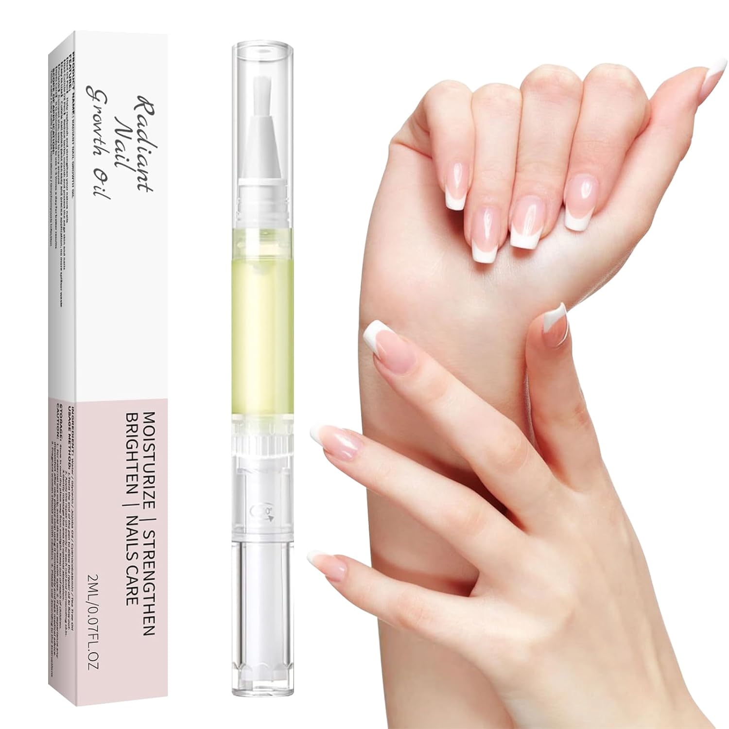 Nail Growth Oil, 2 PCS Cuticle Oil for Nails, Rejuvenation Nail Repair Oil for Moisturize Strengthen