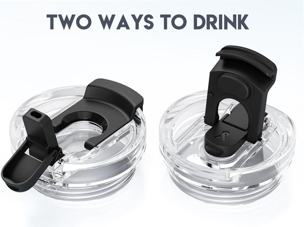 Meoky 24 oz Travel Coffee Mug with Leak-proof Lid, Stainless Steel Insulated Coffee Tumbler, Keeps Hot for 8 Hours or Cold for 24 Hours, Fits in Car Cup Holder (Night)