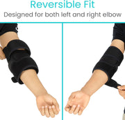 Vive Elbow Brace - Tennis Compression Sleeve - Wrap for Golfers, Bursitis, Left or Right Arm - Tendonitis Support Strap for Golf, Men and Women - Epicondylitis and Sports Recovery