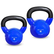 Yes4All Kettlebell Set Vinyl Coated Weights Combo for Full Body Workout Equipment Push up, Grip Strength Training, Dumbbell Weights Exercises