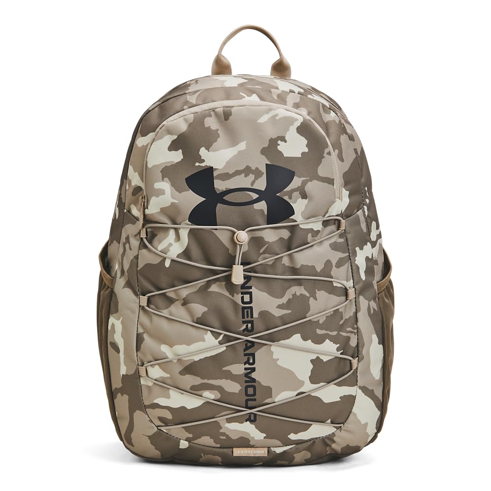 Under Armour Unisex-Adult Hustle Sport Backpack , Black (001)/Silver , One Size Fits All