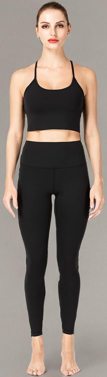 Sunzel Womens Workout Leggings with High Waist Tummy Control