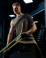 Komoko Shoulder Brace, Rotator Cuff Support Brace and Arm Sling for Pain Relief, Shoulder Compression Sleeve for Preventing Strains and Dislocation, Adjustable Fits Left and Right Arm, Men & Women