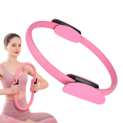 Upgrade Pilates Ring Fitness Circle,Lightweight & Durable Foam Padded Handles, Flexible Resistance Exercise Equipment for Toning Arms, Thighs Legs & Core