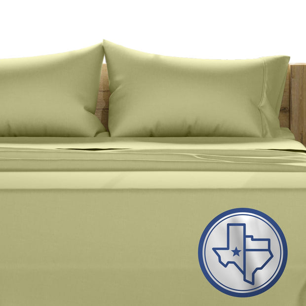 TEXAS LINEN CO. 100% Egyptian Cotton Sheets King Size Set - 1200 Thread Count Egyptian Cotton Luxury Sheets King Size, 17" Deep Pocket, Soft, Cooling Sateen Weave Hotel Quality Bedding Set - White