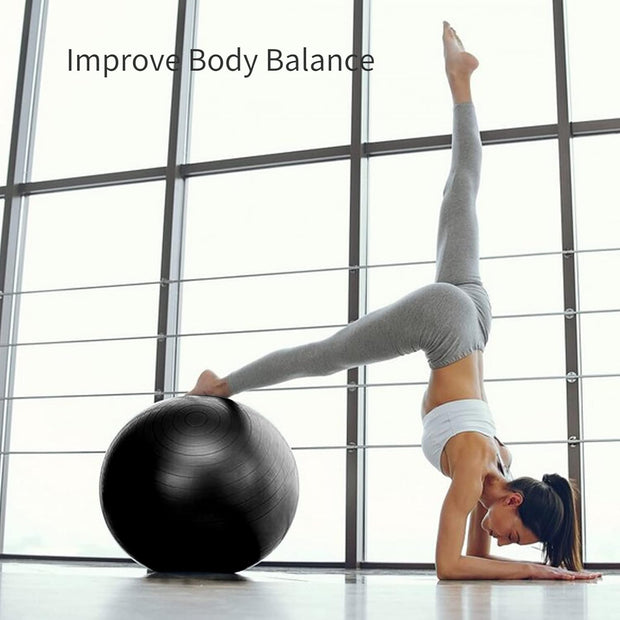 joyibay Cardio Drumming Equipment Set, Fitness Balance Ball with Pump & 3.2oz Cardio Drumming Sticks, Aerobic Exercise Ball for Workouts, Stability, Pilates, Yoga, Pregnancy Gymnastics