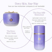 Tatcha The Dewy Milk Moisturizer, Lightweight, Oil-Balancing Hydration for Bouncy Skin & a Lasting Dewy Glow