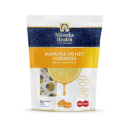 Manuka Health Manuka Honey Lozenges – 15 Lemon and Ginger Flavored Lozenges – Natural Throat Lozenges Infused with Raw Manuka Honey and Vitamin C for Immune Support