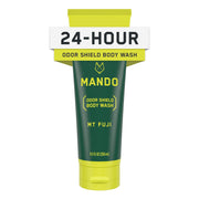 Mando Odor Shield Body Wash - 24 Hour Control - Removes Odor Better than Soap - SLS and Paraben Free, Skin Safe - 8.5 Ounce (Pro Sport)