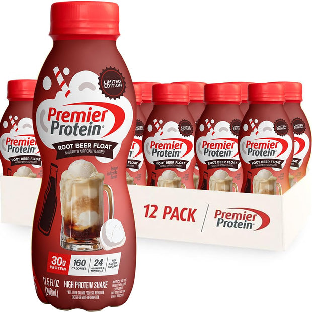 Premier Protein Shake, Vanilla, 30g Protein, 1g Sugar, 24 Vitamins & Minerals, Nutrients to Support Immune Health 11.5 fl oz, 12 Pack