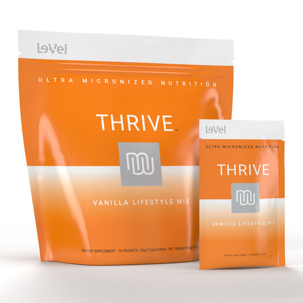Thrive Protein Shake | 16 Packets (35g Each) | Gluten-Free, Pea Protein, Probiotics, Fiber & Digestive Enzymes | Supports Lean Muscle (16 Packets (Single Servings), Strawberry)