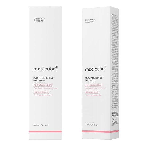 medicube Salmon DNA PDRN Pink Peptide Eye Serum with Niacinamide and 99% Purity Retinol for Fine Lines, Uneven Skin Tone, Korean Skin Care 1.01fl.oz