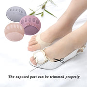 Ball of Foot Cushions (5 Pairs) - Metatarsal Pads for Women & Men, Soft Forefoot Pads for Ball of Feet, Reusable, Breathable, Prevent Pain & Discomfort