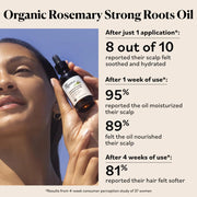 Sky Organics - Organic Rosemary Oil with Strong Roots - Hair Growth Serum with Macadamia, Jojoba & Essential Oils for Scalp - Natural Beauty and Hair Care - 2 fl oz