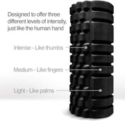 Trigger Point Releasing Foam Massage Roller with Medium Compression for Exercise, Stretching, and Muscle Recovery - Relieves Muscle Tightness, Improves Mobility, and Circulation