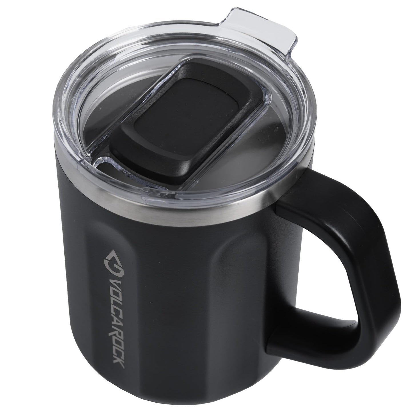 16oz Coffee Mug, Vacuum Insulated Camping Mug with Lid, Double Wall Stainless Steel Travel Tumbler Cup, Coffee Thermos Outdoor, Great for Any Beverage (Brick Red)