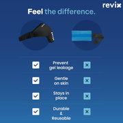 REVIX Shoulder Ice Pack Wrap for Rotator Cuff and Arm, Reusable Gel Cold Wrap with Compression for Targeted Area, Soothing Discomfort & Fatigue, Easy to Put On & Take Off, Flexible Fit for Men & Women