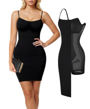 Popilush Summer Dresses for Women 2025 - Club Dress Cocktail Shapewear Mini Dress Spaghetti Straps Dinner Date Night Bodycon