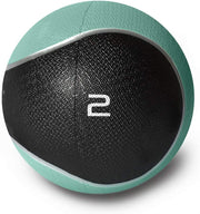 WF Athletic Supply Medicine & Exercise Ball - Durable Rubber & Consistent Weight Distribution; Comfort Textured Grip for Strength, Balance & Core Training, Multiple Choices Available