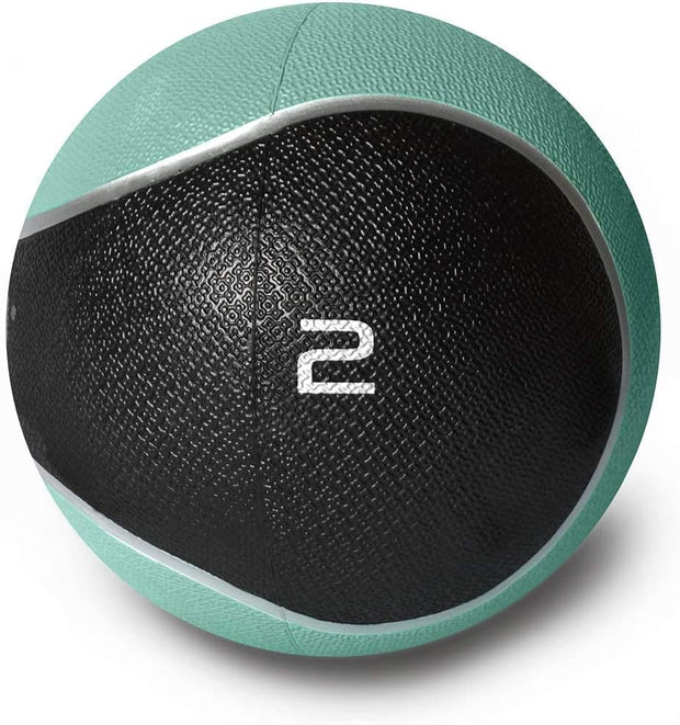 WF Athletic Supply Medicine & Exercise Ball - Durable Rubber & Consistent Weight Distribution; Comfort Textured Grip for Strength, Balance & Core Training, Multiple Choices Available