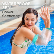 Waterproof Leg Cast Cover for Showering, Reusable Shower Sleeve for Lower Leg After Surgery, Watertight Non-Slip Adult Fracture Protector Bag, Water Proof Medical Covers for Calf/Ankle/Wound/Bandages