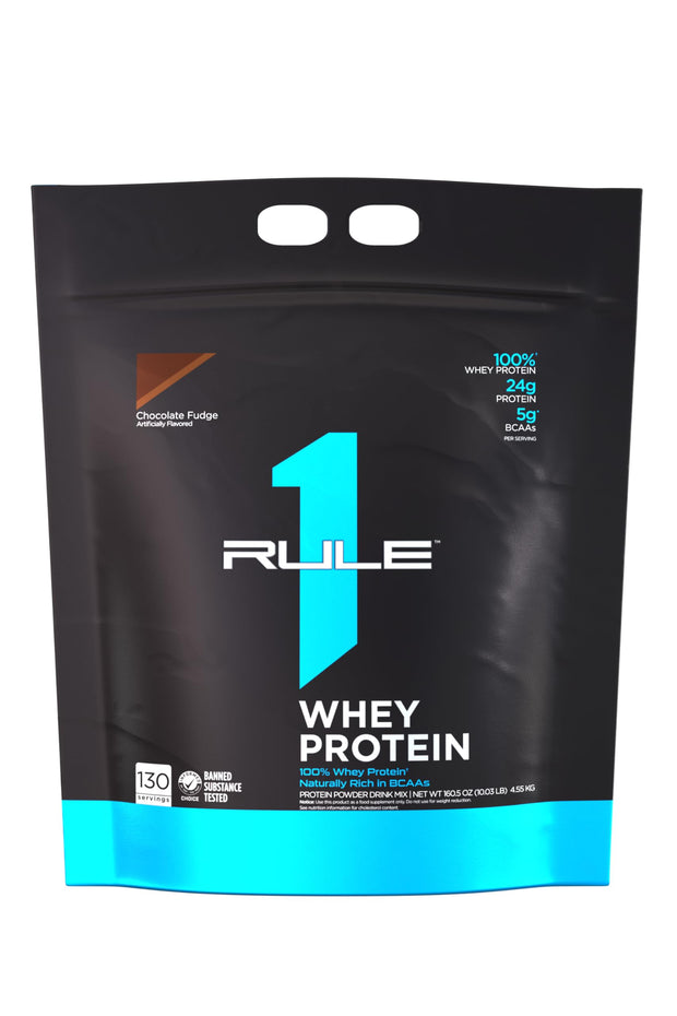 Rule 1 Whey Protein – 24g Fast-Acting Protein from All-Whey Sources with Naturally Occurring EAAs & BCAAs for Workout Recovery or Anytime Use (5 Pounds*, Vanilla Ice Cream)