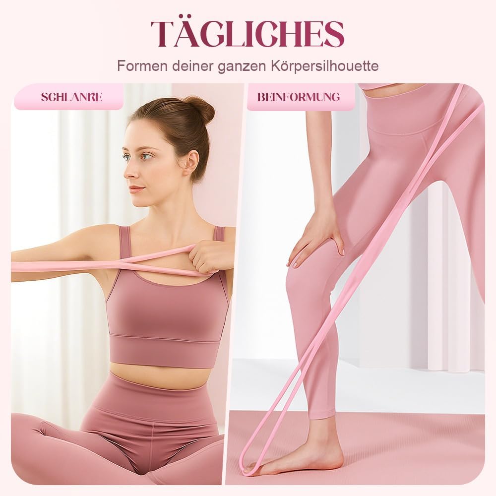 Resistance Bands,2025 New Figure 8 Resistance Bands with Handles for Women Men,Exercise Bands for Working Out,Arm,Back,Fullbody Yoga Pulling Rope,Elastic Stretch Bands