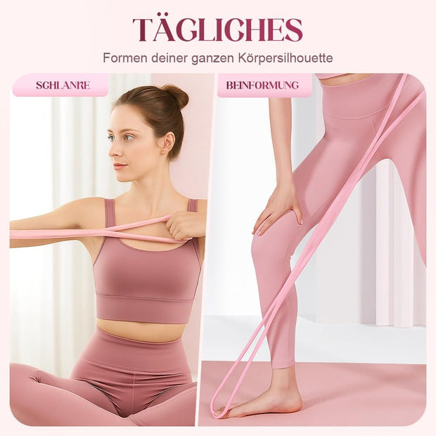 Resistance Bands,2025 New Figure 8 Resistance Bands with Handles for Women Men,Exercise Bands for Working Out,Arm,Back,Fullbody Yoga Pulling Rope,Elastic Stretch Bands