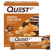 Quest Nutrition White Chocolate Raspberry Protein Bars, 20g Protein, 1g Sugar, 5g Net Carb, High Fiber, Gluten Free, Keto Friendly, 4 Count