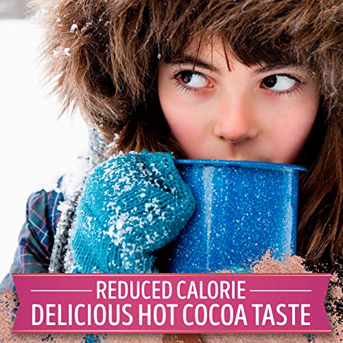 Swiss Miss Milk Chocolate Flavor Reduced Calorie Hot Cocoa Mix, 0.39 oz. 8-Count (Pack of 12)