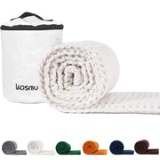 Luxury Japanese Cotton Waffle Bath Towel | Plush, Absorbent, and Quick Dry (Coral Orange, Hand Towel, 32" x 16")