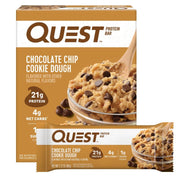 Quest Nutrition White Chocolate Raspberry Protein Bars, 20g Protein, 1g Sugar, 5g Net Carb, High Fiber, Gluten Free, Keto Friendly, 4 Count