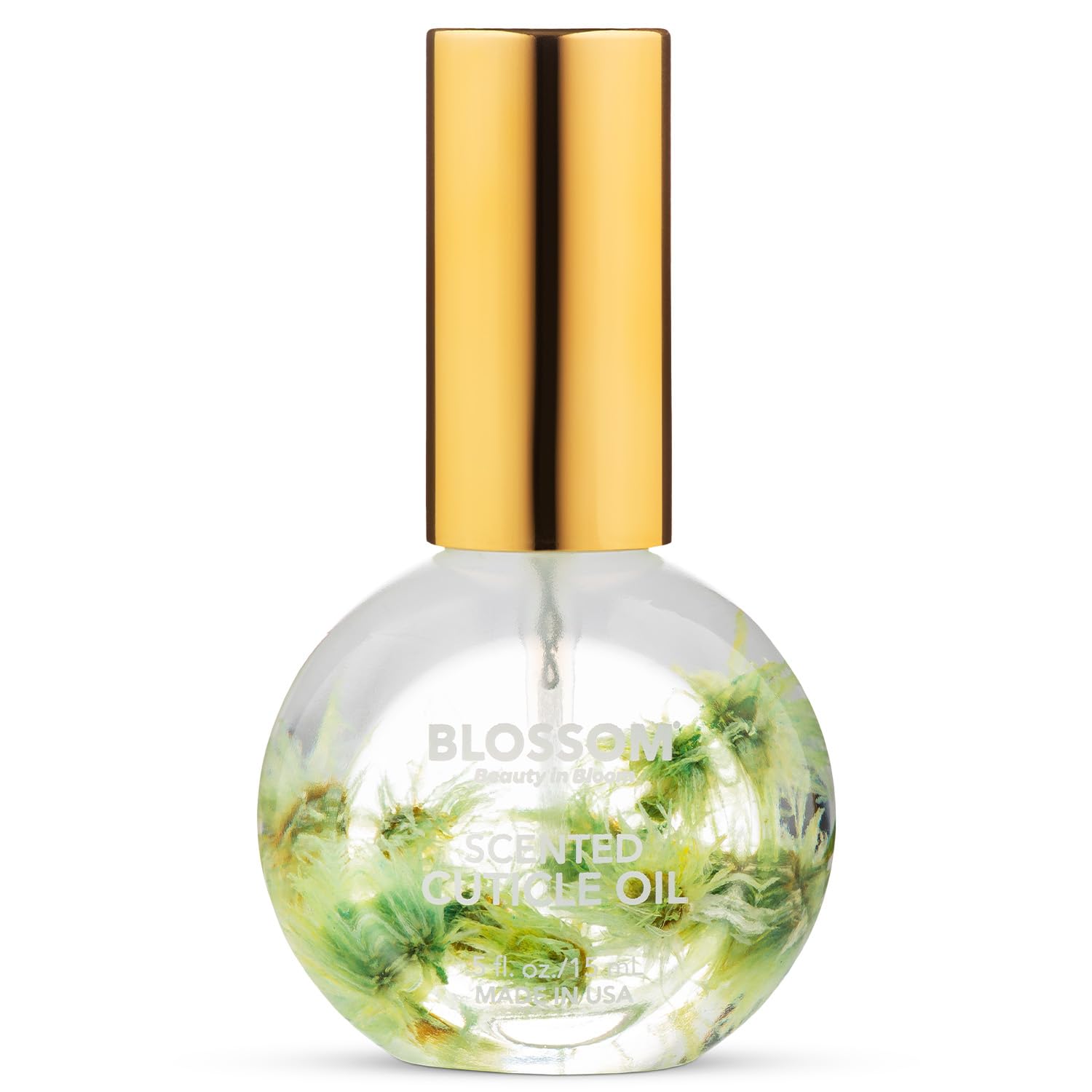 Blossom Cuticle Oil for Nails, Hydrating, Moisturizing, Scented Nail Oil Cuticle Care, Infused with Real Flowers, Made in USA, 0.5 fl. oz, Rose