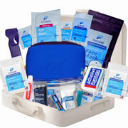 Travel Kit – Complete Airplane Travel Essentials Set for Men, Women, & Kids with Washable Case – 22-Piece TSA-Friendly Essentials for Flying