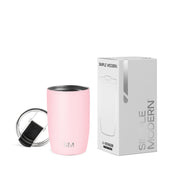 Simple Modern Travel Coffee Mug Tumbler with Flip Lid | Reusable Insulated Stainless Steel Cold Brew Iced Coffee Cup Thermos | Gifts for Women Men Him Her | Voyager Collection | 12oz | Almond Birch