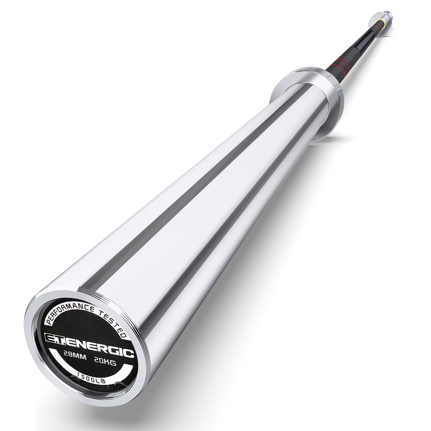 7ft Olympic Barbell Bar 45LB Load 1500lbs Capacity Available, for Gym Home Exercises, Weightlifting, Powerlifting for 2" Olympic Plates