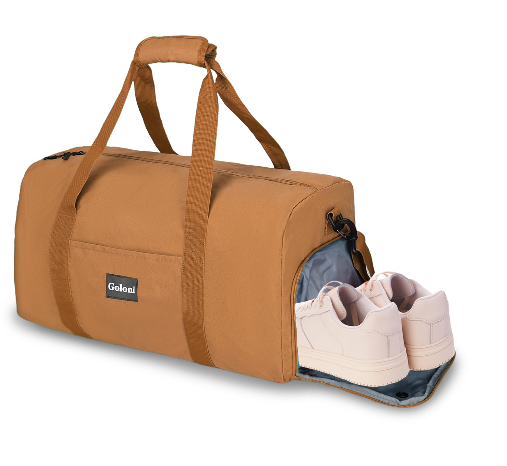 Goloni Cute Duffle Bag for Women, Gym Bag with Shoe Compartment, Lightweight Weekend Travel Duffel Bag,Overnight Bag with Wet Pocket
