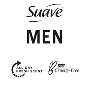 Suave Men Shampoo and Conditioner 2 in 1 Ocean Charge Refreshing, Cleanse and Conditions Hair, 40 oz Pack of 3