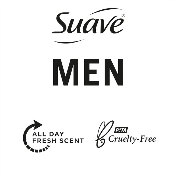 Suave Men Shampoo and Conditioner 2 in 1 Ocean Charge Refreshing, Cleanse and Conditions Hair, 40 oz Pack of 3