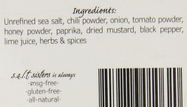 s.a.l.t. sisters Blackening Cajun Rub & Seasoning | All-Natural, Gluten Free, MSG Free, Non-GMO | Dry & Wet Rub Seasoning Base | Versatile Use for Chicken Wings, Brisket, Pulled Pork, and More | 1lb