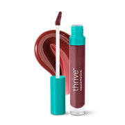Thrive Causemetics Sheer Strength Lip Plumping Peptide Gloss, Lip Plumper with Vitamin E, Peptides, Plumps, Smooths & Hydrates Lips, High Shine, Vegan & Cruelty Free, Kaisa (Dusty Rose)