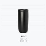 Simple Modern Travel Coffee Mug Tumbler with 360° Lid | Ceramic-Lined Insulated Stainless Steel Cold Brew Iced Coffee Cup Thermos | Gift for Women Men Her Him | Voyager Signature | 16oz | Almond Birch