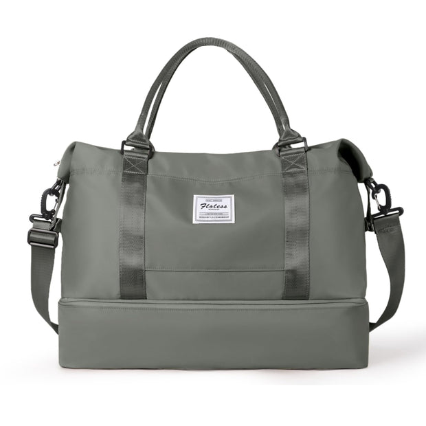 Travel Duffel Bag,Sports Tote Gym Bag,Shoulder Weekender Overnight Bag for Women